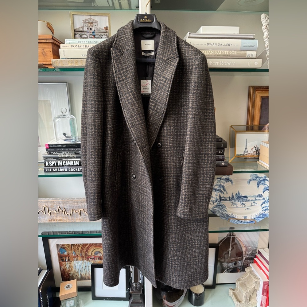 NWT Billy Reid Long Wool Officers Coat - Men’s M